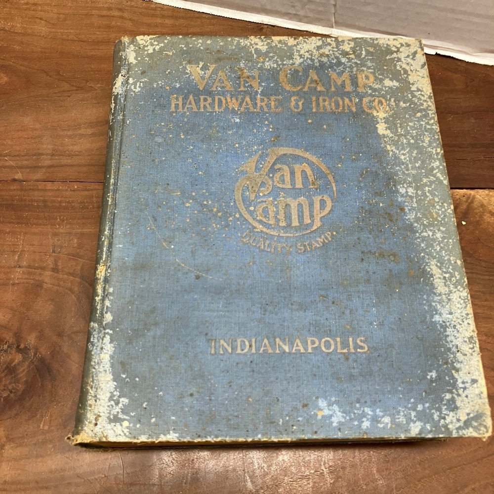 Van Camp General Hardware Catalogue No 933 1930s Indianapolis NRA Era Hardcover